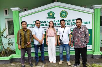Jenifer dari Italia Melakukan Visit Campus ke Institut Agama Islam Al-Manan NU Lombok Timur